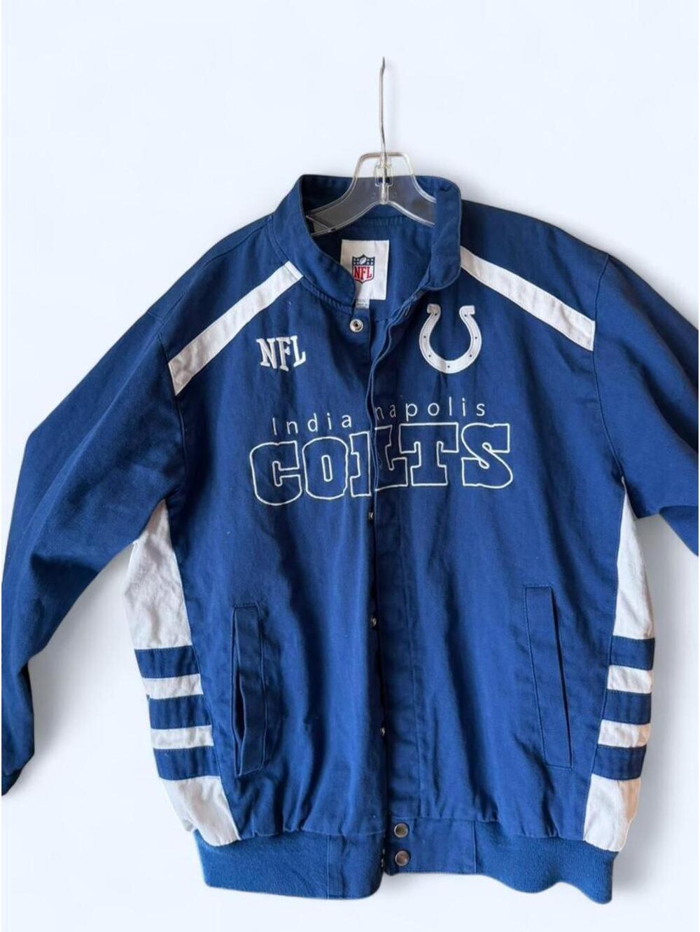 NFL Indianapolis Colts blue varsity jacket